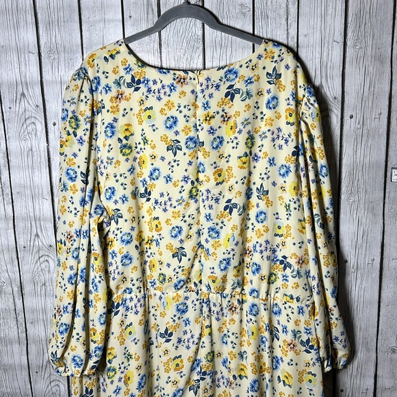 A Love Story Finley Long Sleeve Ruffle Trim Dress size 3x - Picture 10 of 12